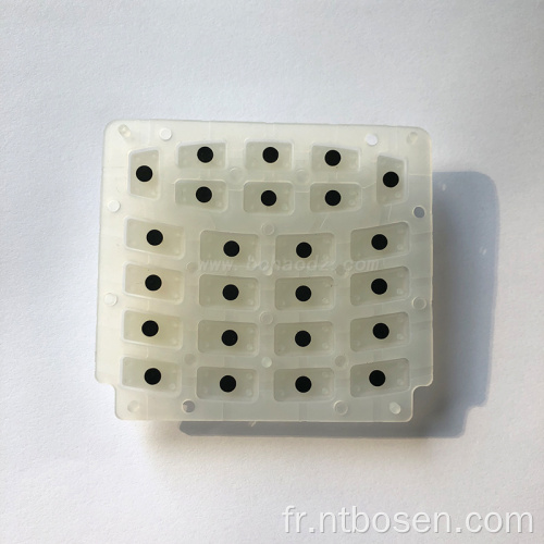 Clavier à bouton-bouton en caoutchouc en silicone à membrane OEM